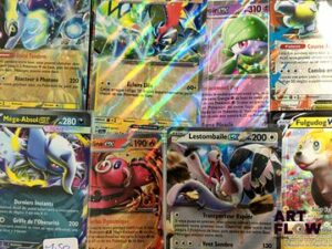 Lot d'environ 100 cartes Ultra Rares Diverses séries et raretés Contient des doubles En l'état