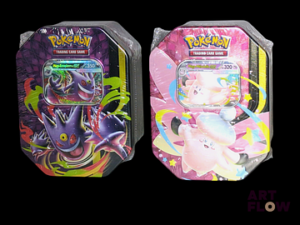 Réunion de 2 pokebox Pokemon : Mega-Melodelfe Ex et Mega-Ectoplasma Ex Bloc Mega-Evolution Scellées, Neuves En Français