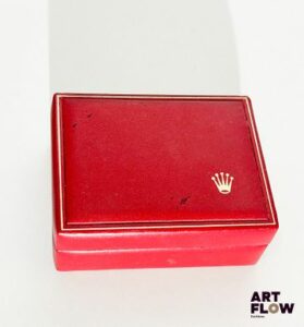 ROLEX Boîte numérotée 14.00.08 Dimensions 13 x 10 x 5 cm En l'état, taches sur l'extérieur