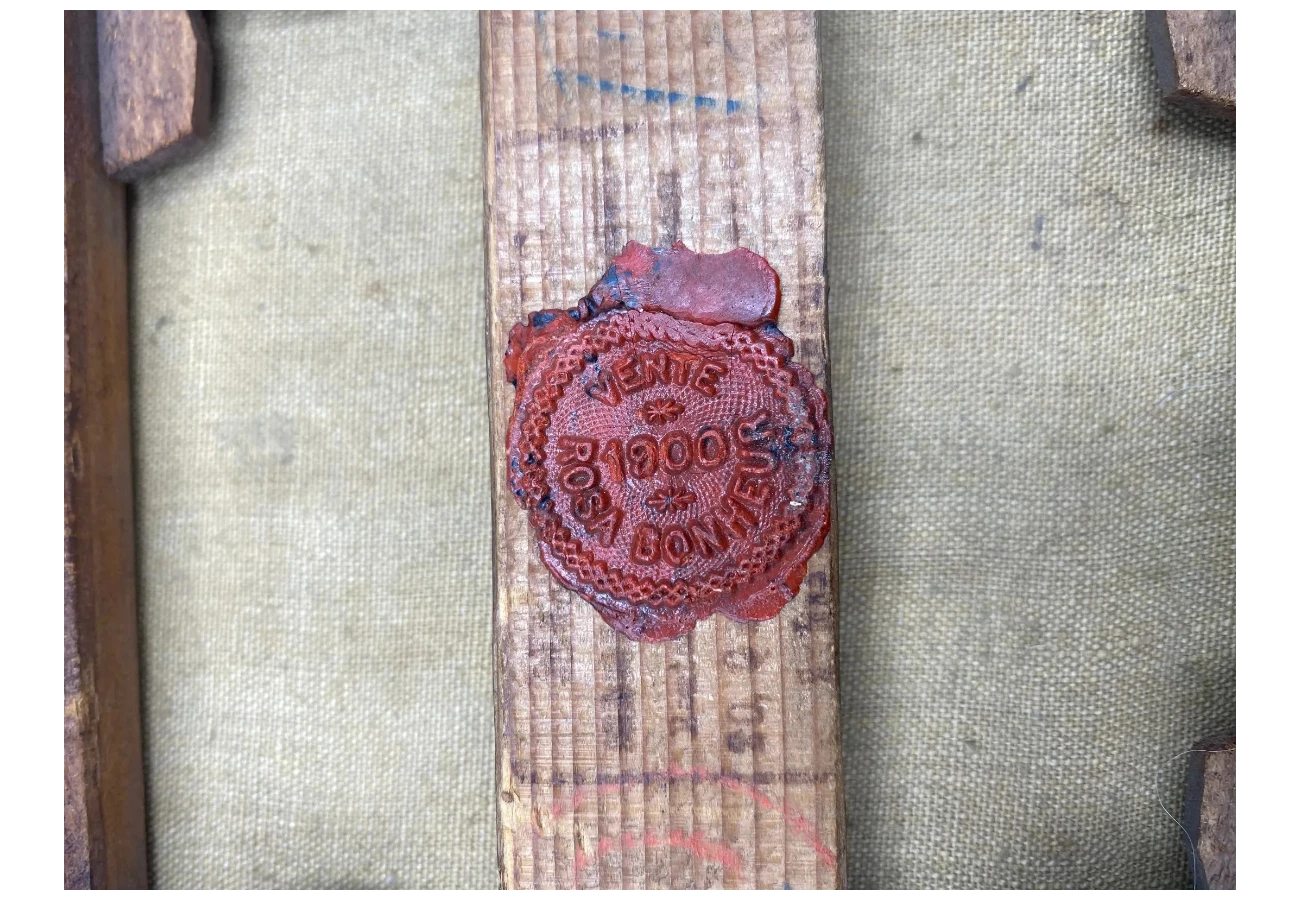Bonheur, Rosa, Cachet de la vente du fonds d'atelier