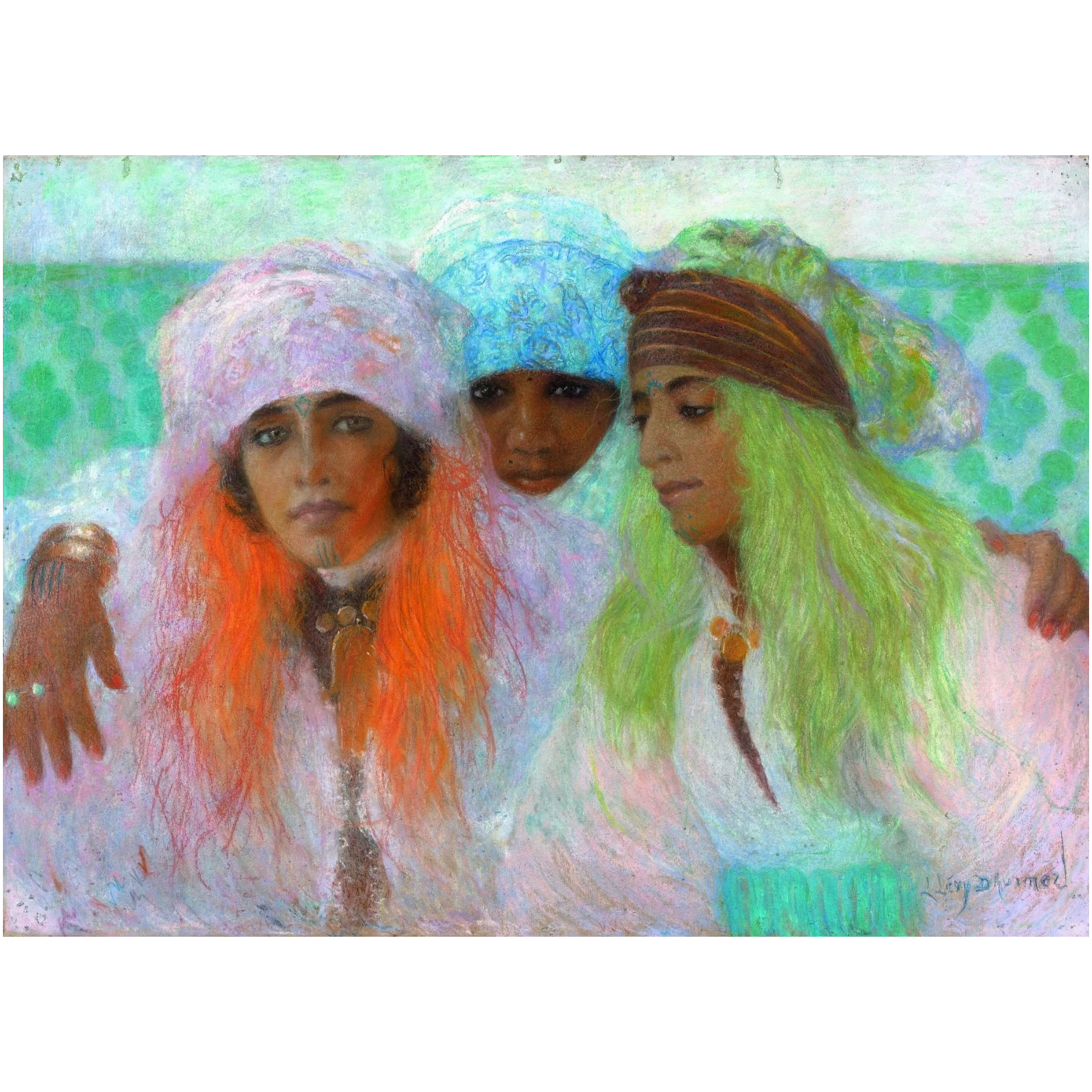 Lévy-Dhurmer, Lucien, Beautés de Marrakech, photo Artcurial
