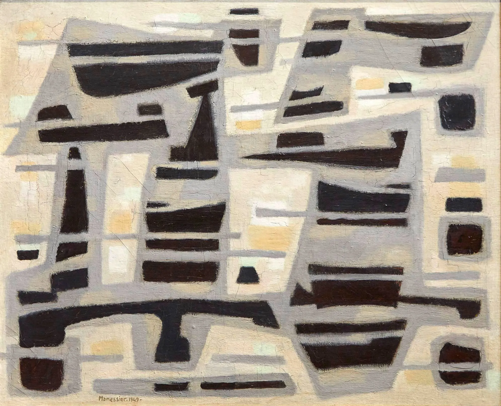 Manessier Alfred_Flot en baie de somme_1949_hst