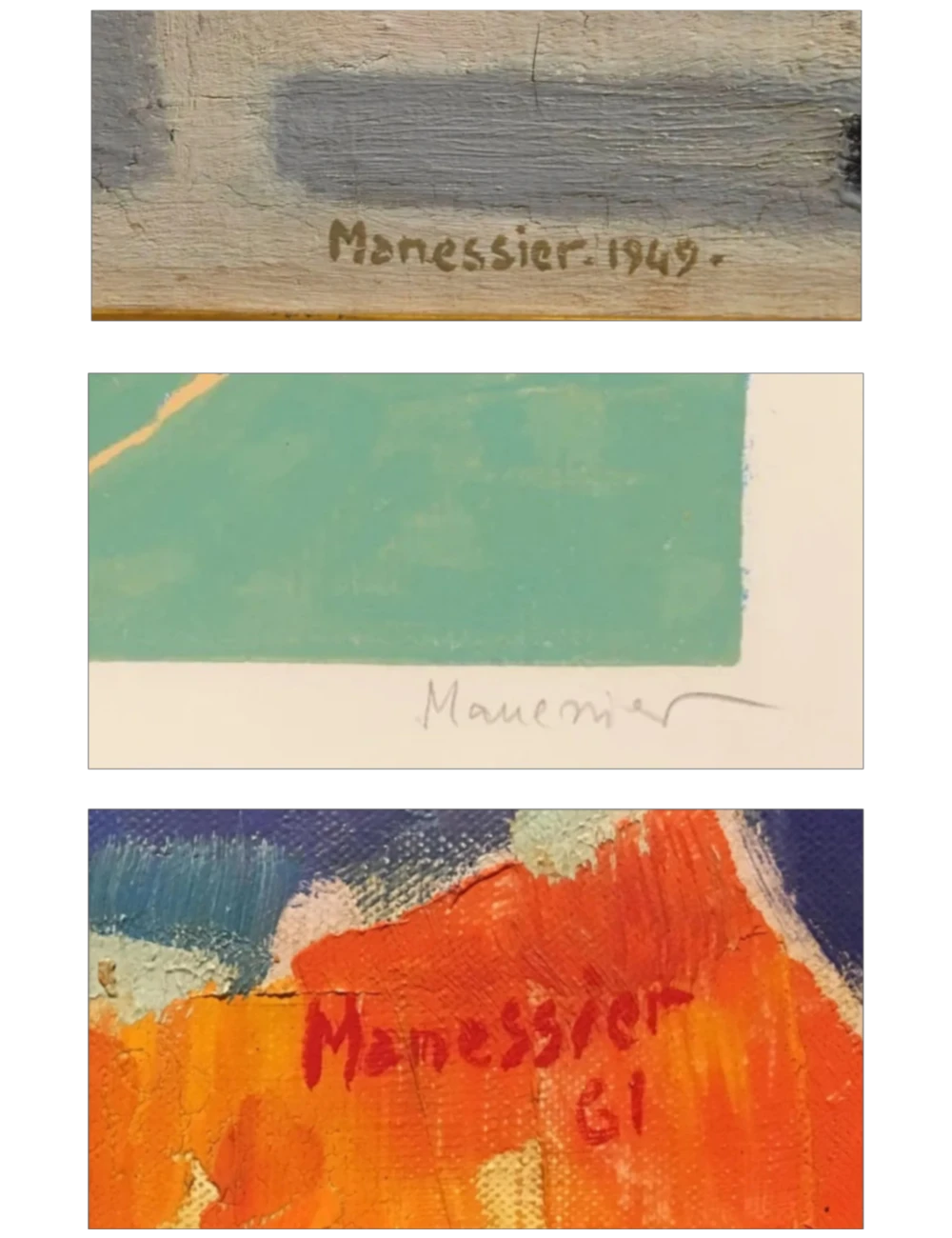 Manessier Alfred_signatures