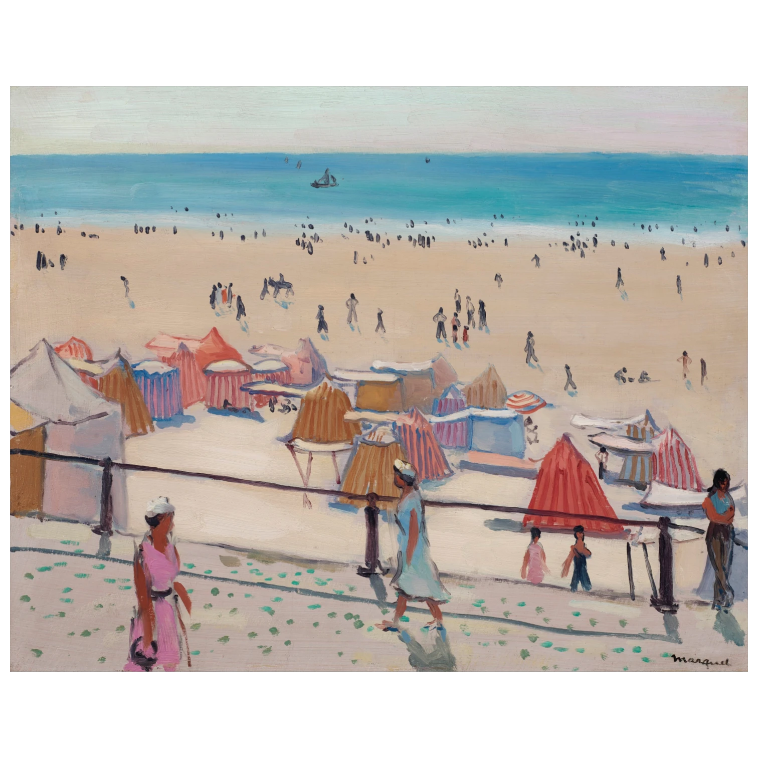 Marquet, Albert, La promenade aux Sables d'Olonne, photo Christie's New-York.jpg