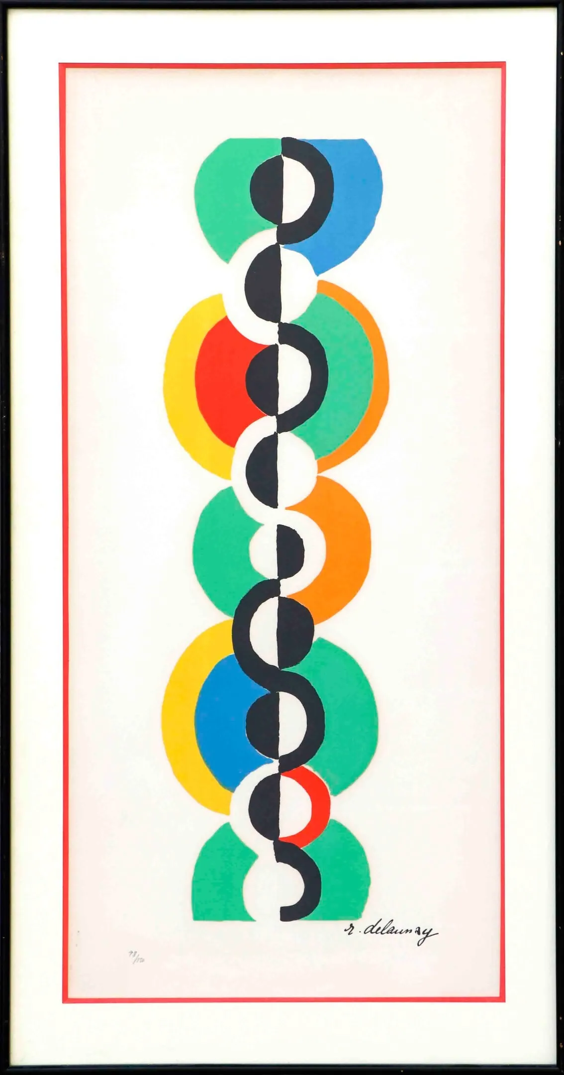 Delaunay Robert_rythme sans fin_1973_lithographie